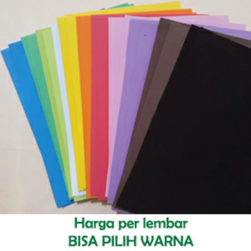 

Eva Foam Paper Art A4 Harga Per Lembar