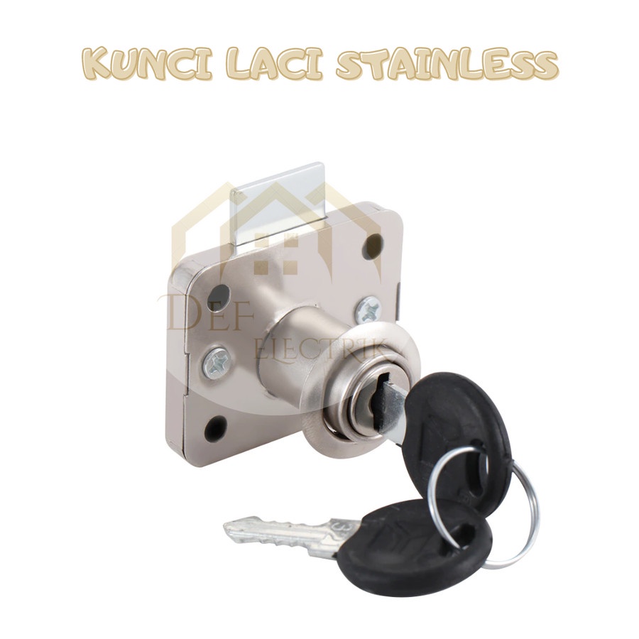 KUNCI LACI LEMARI PANJANG 2cm CENTRAL LACI KABINET KANTOR