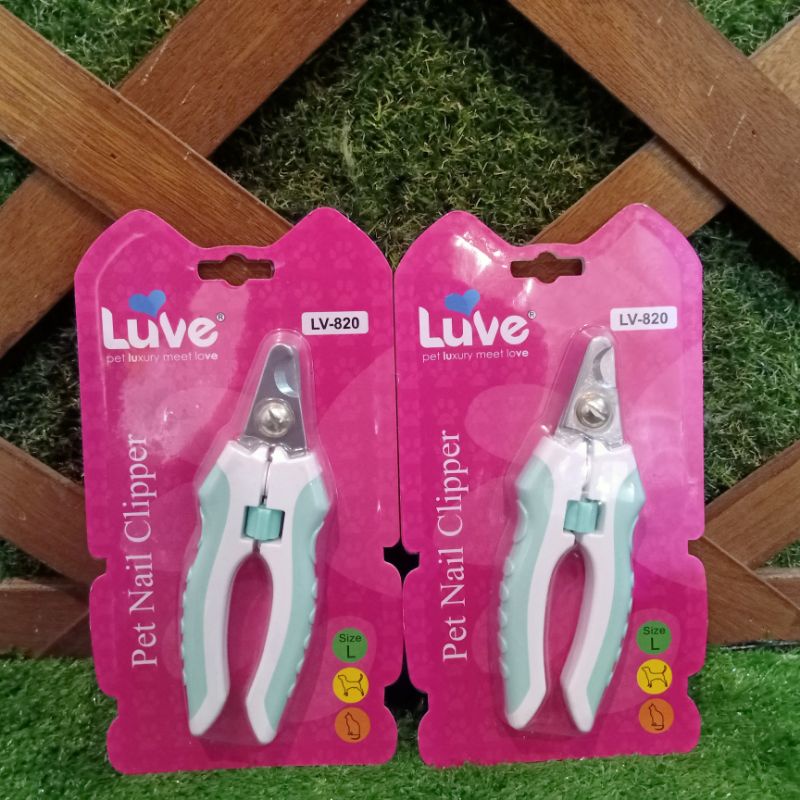 Pet Nail Clipper Size L Lv-820 / gunting kuku anjing kucing Stainless stail