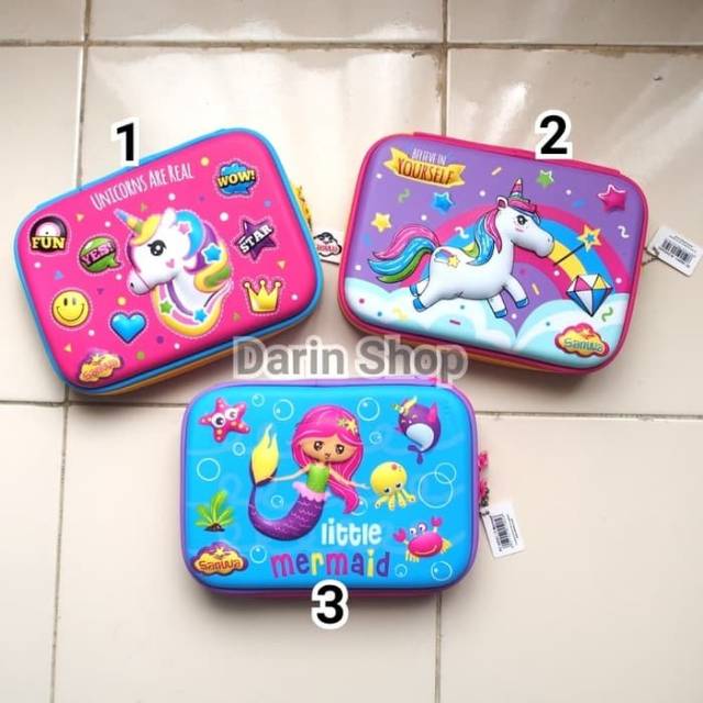 

KOTAK TEMPAT PENSIL HARDTOP HARDCASE PENCIL CASE SANSAN WAWA SANWA