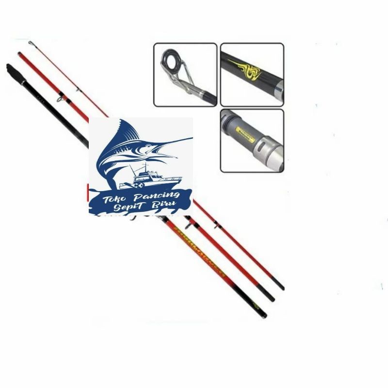 Joran Spinning Surf Casting Maguro High Lander 360 390 420 SAMBUNG 3