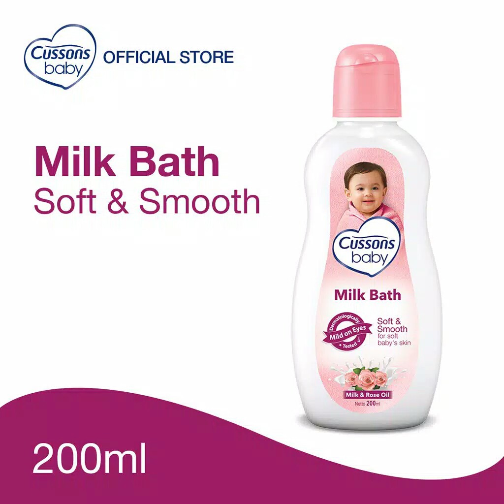 CUSSONS BABY MILK BATH SOFT &amp; SMOOTH 200ML