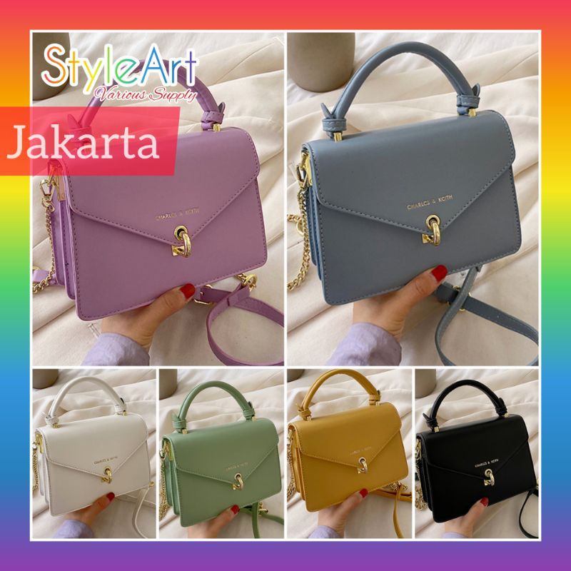 StyleArt SL3217 Tas HandBag Wanita 100% Original Fashion Import Selempang Mini Envelope Like CK