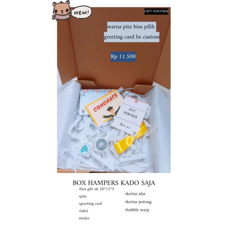 

KOTAK GIFT BOX HAMPERS SAJA uk 20*15*5