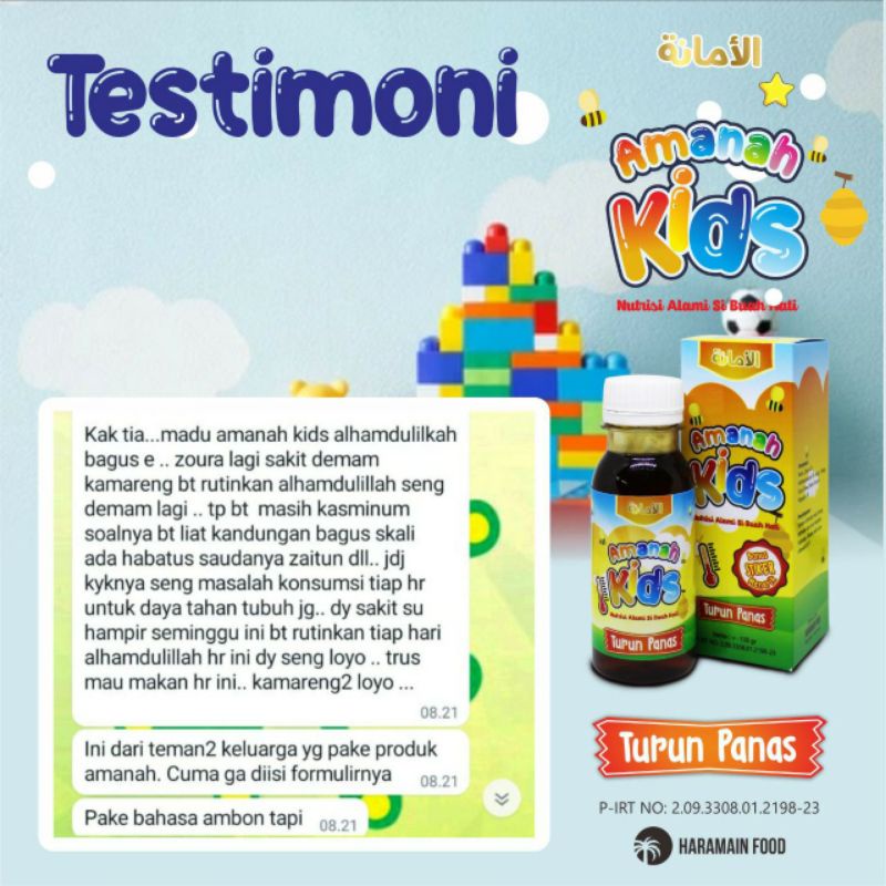 

Madu Amanah Kids untuk si Buah Hati