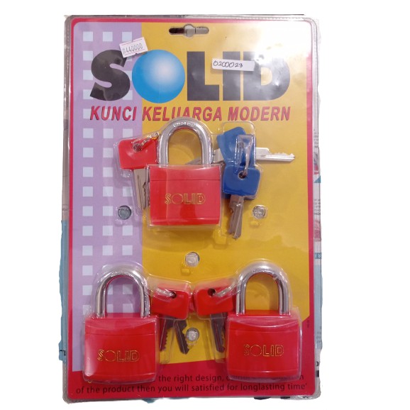 Gembok SOLID 1 SET
