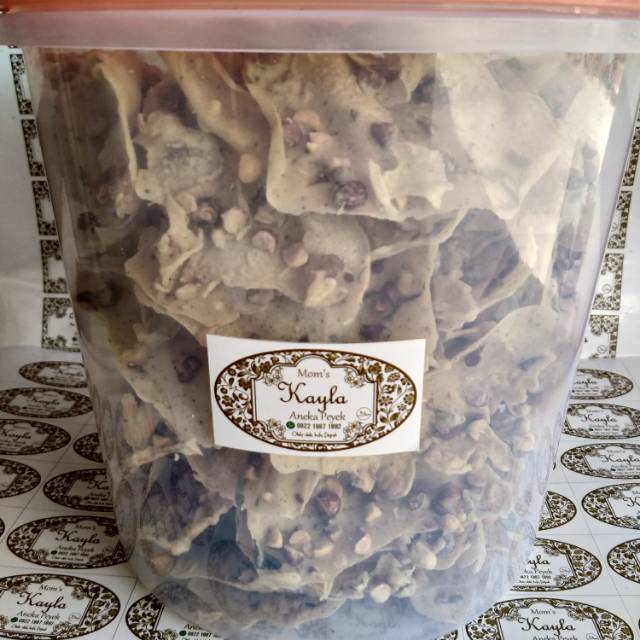 

Peyek toples 10 liter