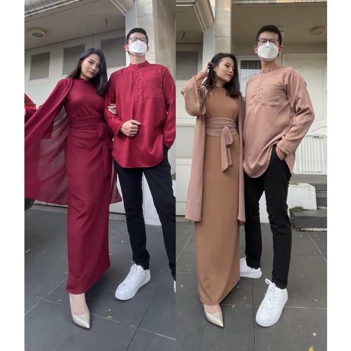 Vanesha Margaretta - 626 Couple Set Wanita Pria Anak / baju pesta / set lebaran