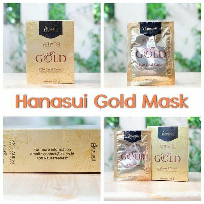 HANASUI Peel Off Mask GOLD