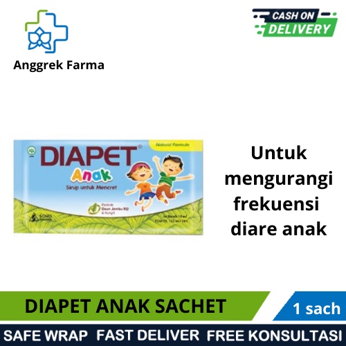 DIAPET ANAK SACHET/ MEREDAKAN DIARE ANAK/ MEMBERHENTIKAN DIARE ANAK HERBAL