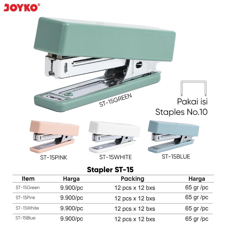 

JOYKO - Staples ST-15 Stapler Steples - 1 Pcs