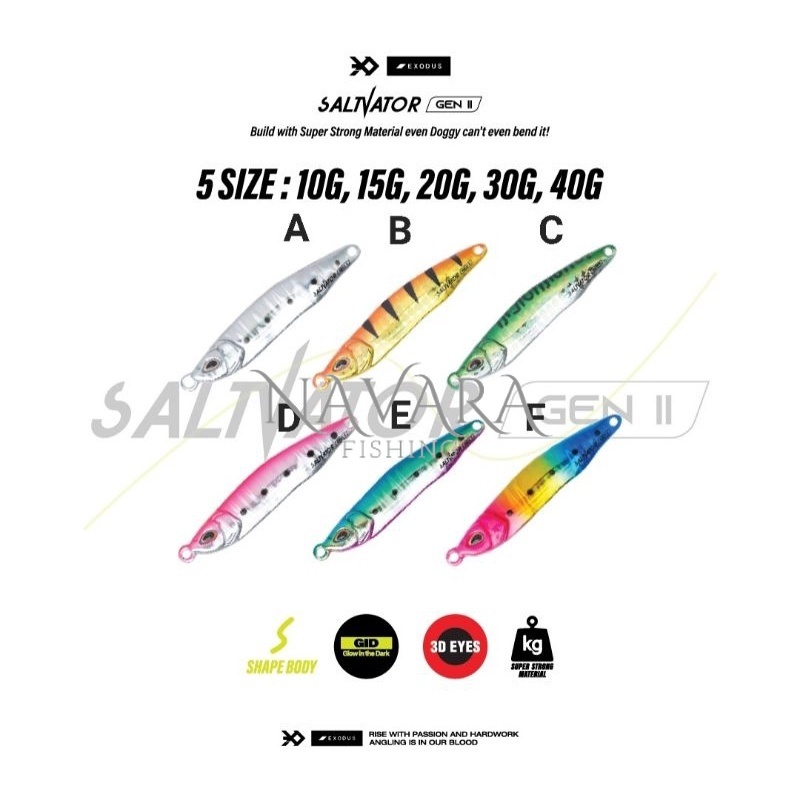 Umpan Jig Exodus Salvator Gen II