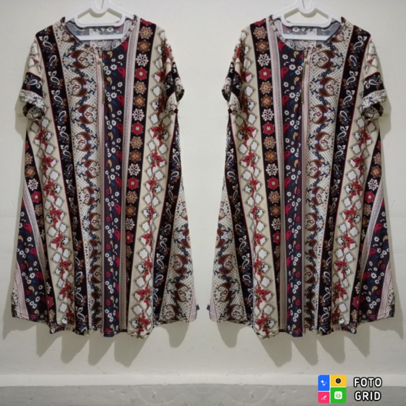 DASTER ARORA JERSEY KOREA SUPER JUMBO / DRESS MURAH ATASAN WANITA TERBARU LD 120 MELAR SAMPAI 160 PB 105