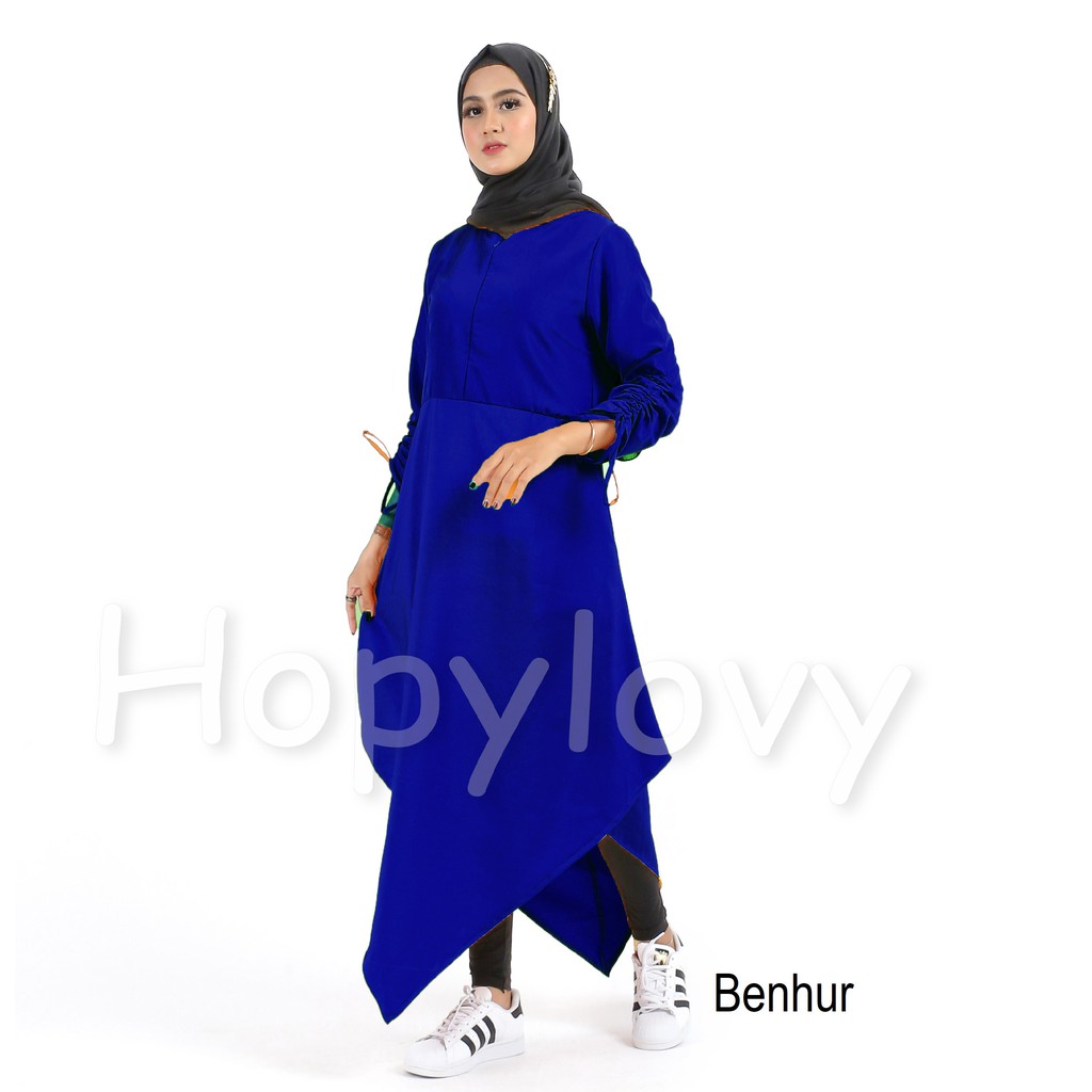 HOPYLOVY - Baju Tunik Wanita Muslimah Terbaru Rafina