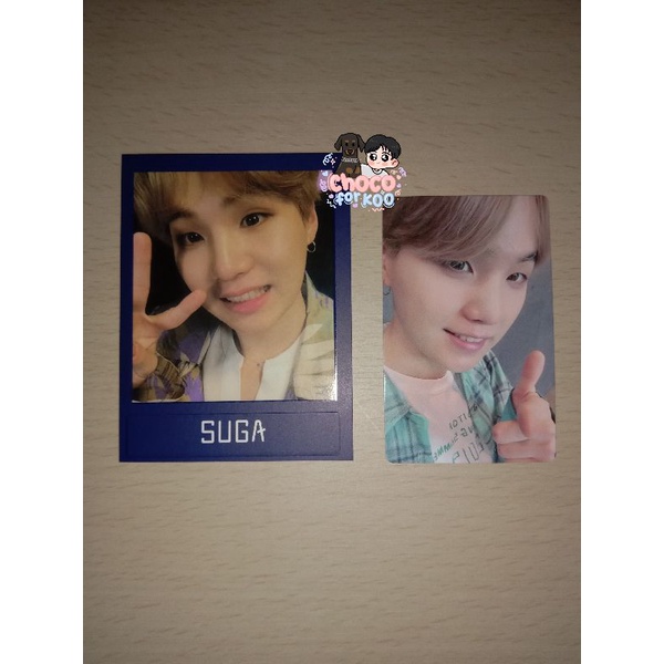 Photocard BTS Lights min yoongi suga & polaroid mood light 5th muster official