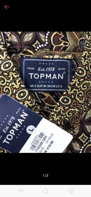 Freypv 7786 Slimfit Long Batik Black Floral Colourfull M-xl Kemeja Batik