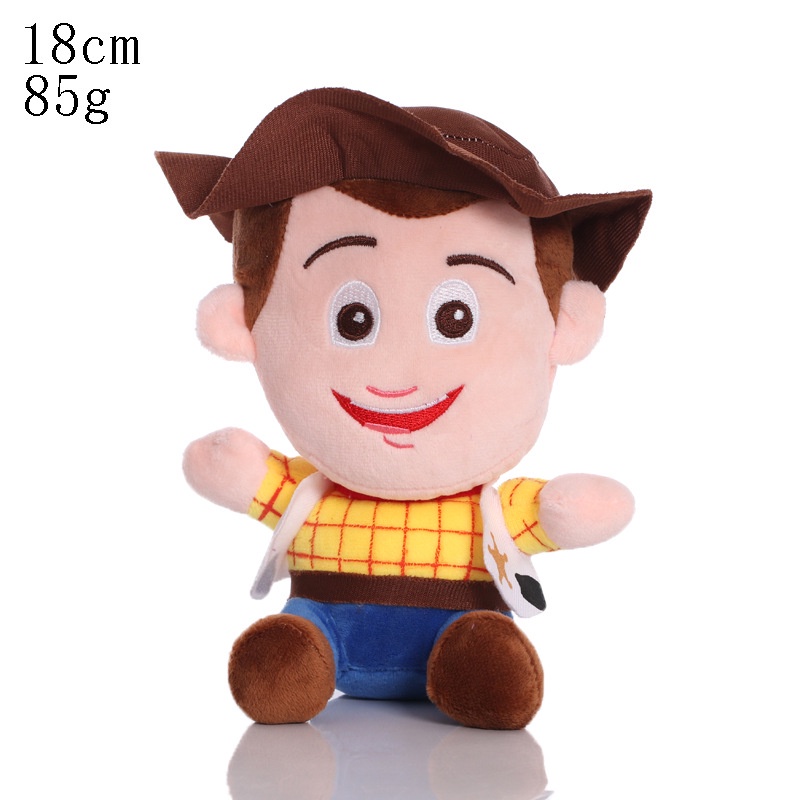 Mainan Boneka Stuffed Plush Disney Woody Buzz Lightyear Jessie 15-25CM Untuk Hadiah Ulang Tahun Anak