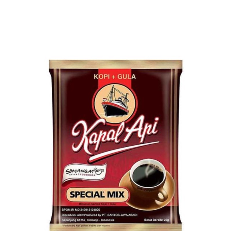 

Kapal Api Special Mix Kopi Instan 25 gr x 10