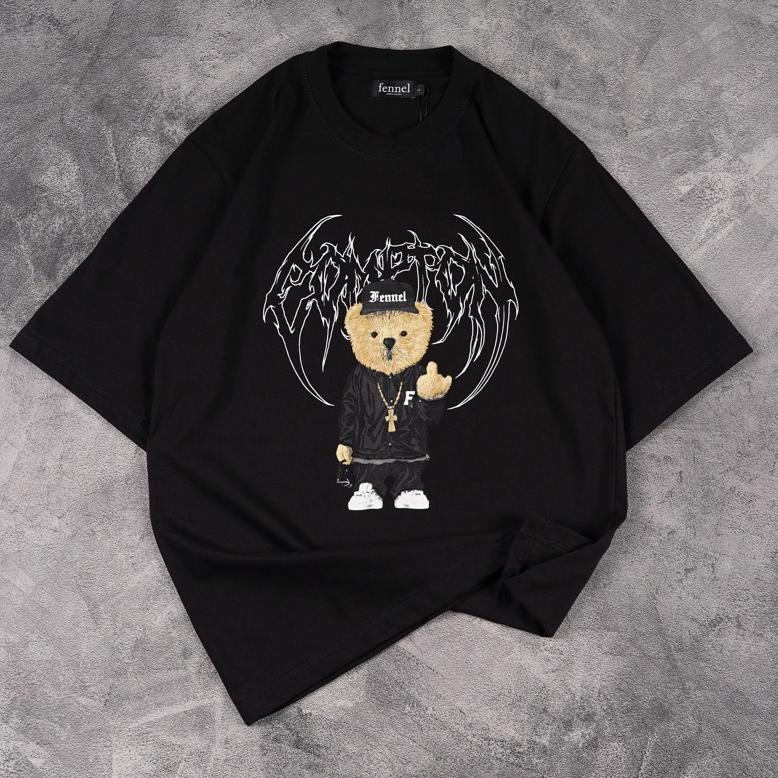 b8✧Terkini P&F Baju Kaos OverSized / OverSized Tshirt Motif COMPTON Fennel W71