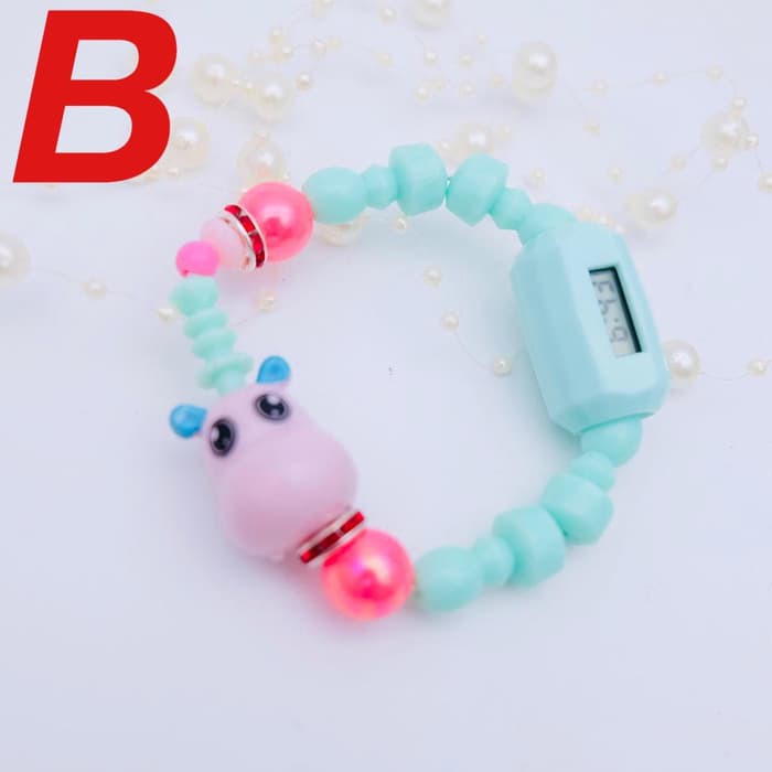 F86 JAM TANGAN ANAK PEREMPUAN CEWEK GELANG BRACELET ANIMAL Transformation