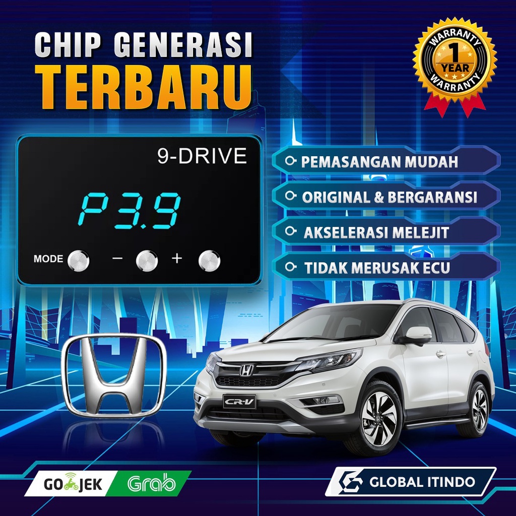 9 Drive Honda CRV gen 4 Piggyback Throttle Controller ECU Remap