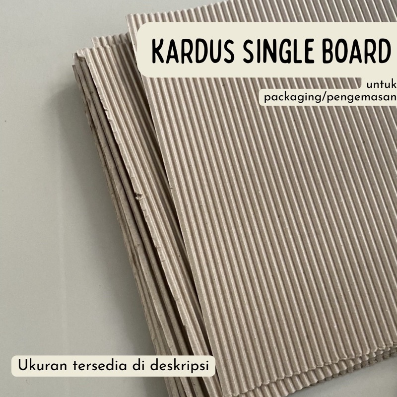 

Kardus Packing Lembaran Cardboard Karton Corrugated Paper Single Wall