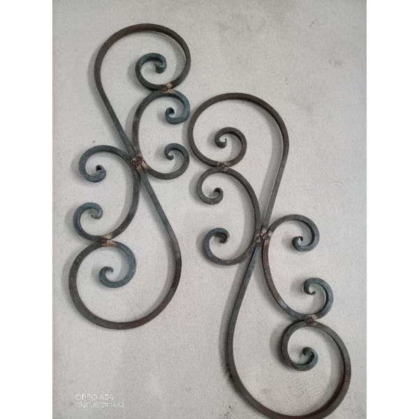 nako leter S60 ornamen pagar tempa polos leter SC sama besar