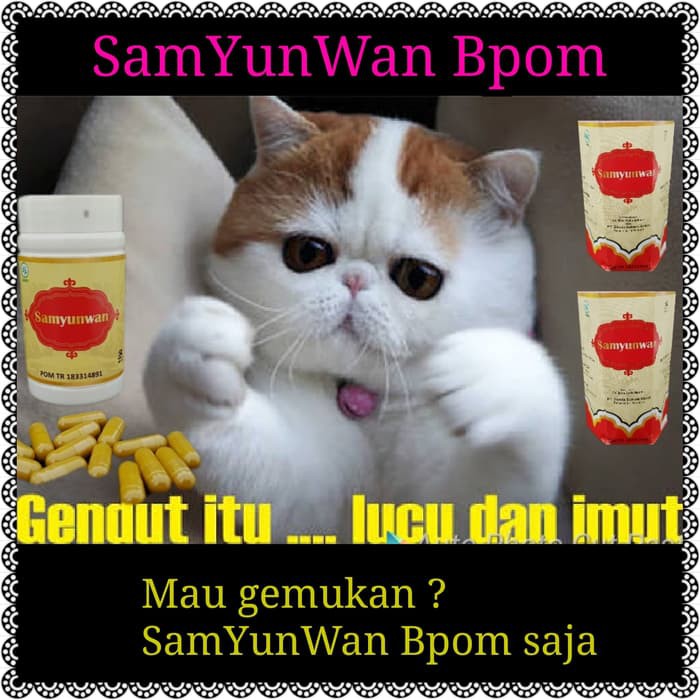 SAMYUNWAN BPOM DE SAMYWAN(SAMYIUWAN) 50CAPSUL SUPLEMEN PENINGKAT NAFSU MAKAN SUPLEMEN PENGGEMUK DESAMYWAN