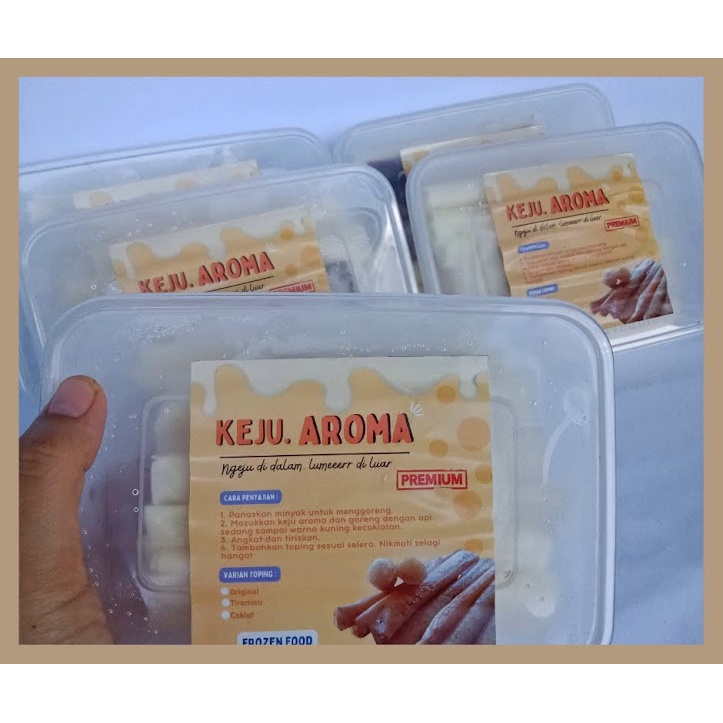 

Keju aroma lumer gratis topping