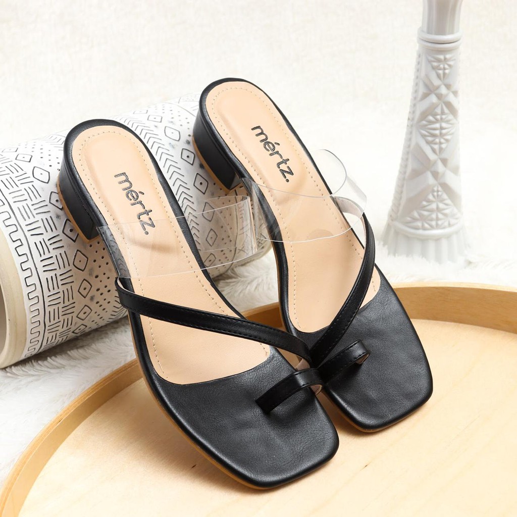  Sandal  Heels Transparan  Sandal  Casual Wanita Mertz Raia 