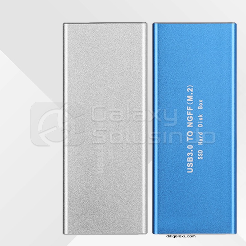 SSD USB 3.0 To NGFF (M.2) SSD SATA HDD External Enclosure Case Aluminium [GS]