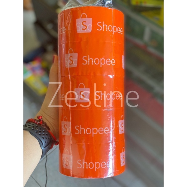 Lakban Oren Shopee Panjang 100yard