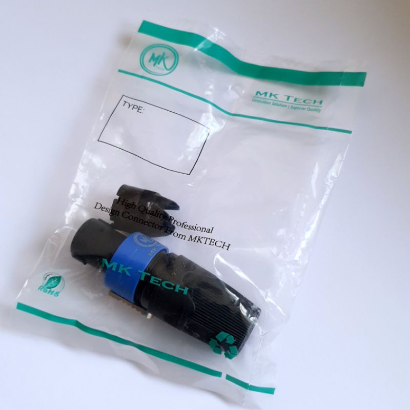 Speakon 4 pin, konektor untuk kabel speaker