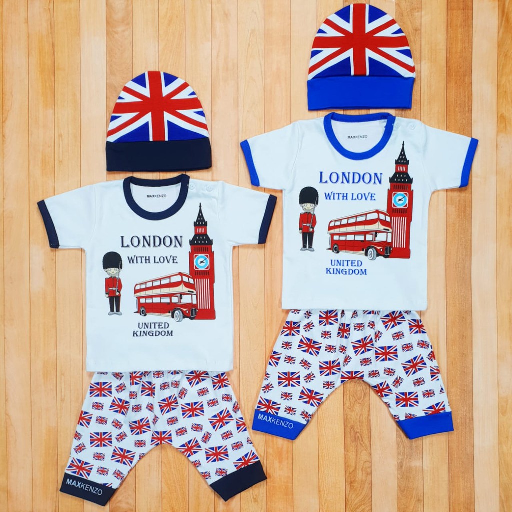 Beli London MaxKenzo Setelan 6 bulan 2 tahun All size  