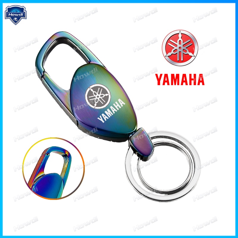 Gantungan Kunci Bahan Stainless steel Dengan logo Yamaha