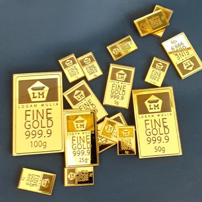 Replika Logam Mulia | 20 gram | Mirror Gold Acrylic helloto99 Segera Dapatkan