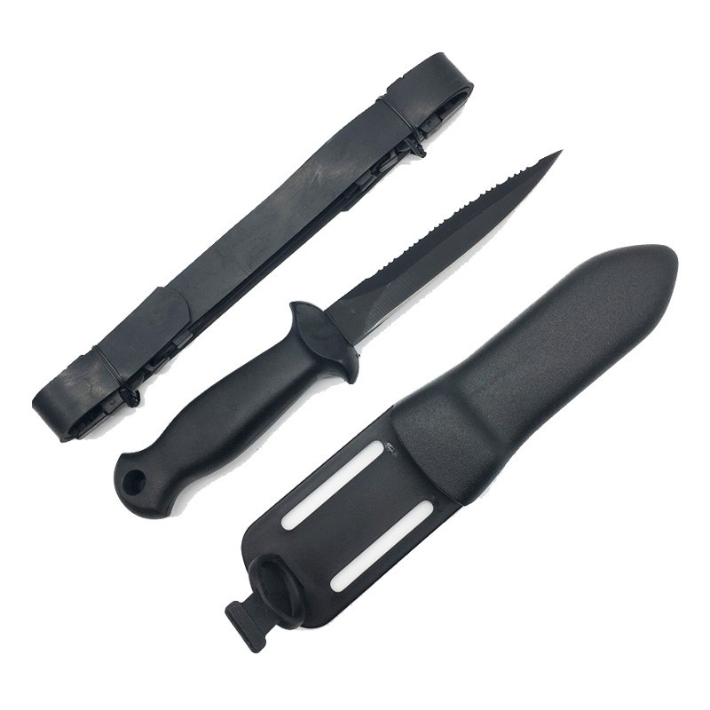 Spearfishing Knife Stainless 420 Zeepro Pisau Selam Scuba Diving