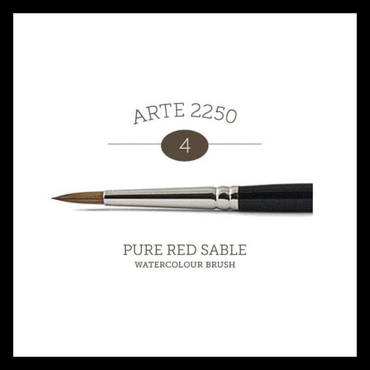 

PROMO ARTE 2250 PURE RED SABLE NO.4 ROUND WATERCOLOUR BRUSH PERALATAN MELUKIS TERMURAH DAN TERBARU