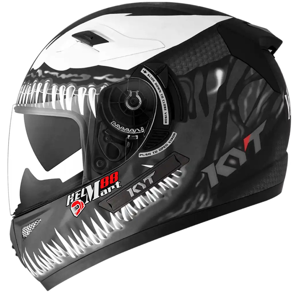 Helm KYT K2 Rider VENOM Spesial Edition MARVEL KYT K2R Helm Venom