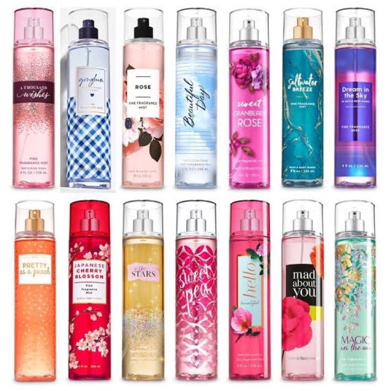 BATH AND BODY WORKS BODY MIST ORIGINAL