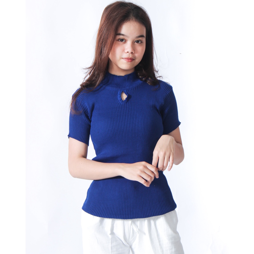 TokoMilkan - Atasan Rajut Halus Wanita Pres Body BOLDA PREMIUM