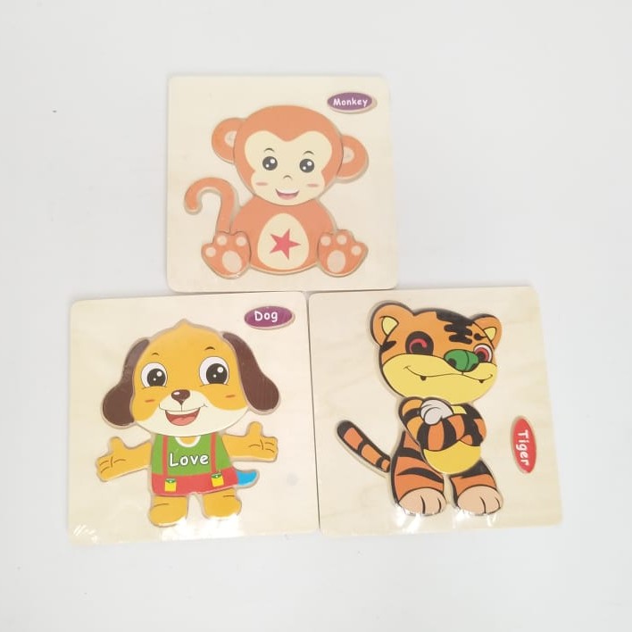 Mainan Puzzle Kayu Anak Aneka Motif Banyak Pilihan Bentuk - Mainan Bayi Anak Melatih Kecerdasan - Mainan Kayu Puzzle - Mainan Anak