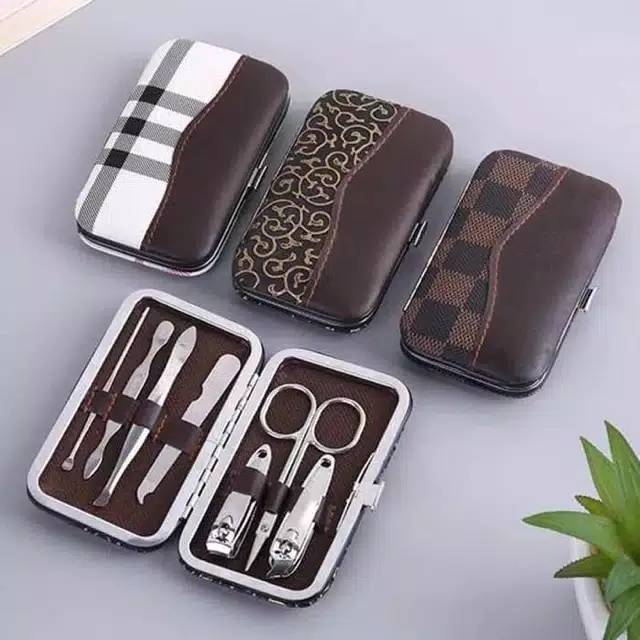 # HJ # Gunting kuku set 7pcs hail art set /mani cure pedicure peralatan potong