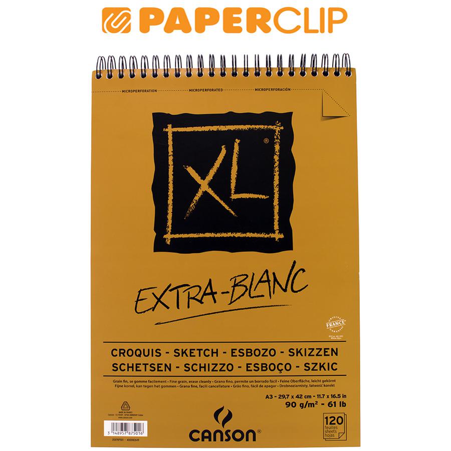 

SKETCHBOOK CANSON 200787501 A3 120S XL EXTRA WHITE
