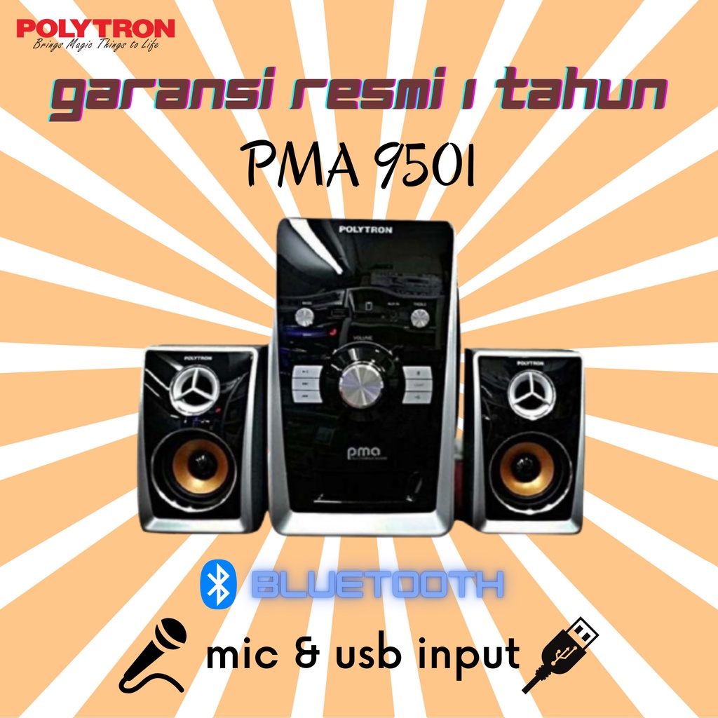 SPEAKER AKTIF POLYTRON PMA9501/AKTIF SPEAKER POLYTRON PMA9501