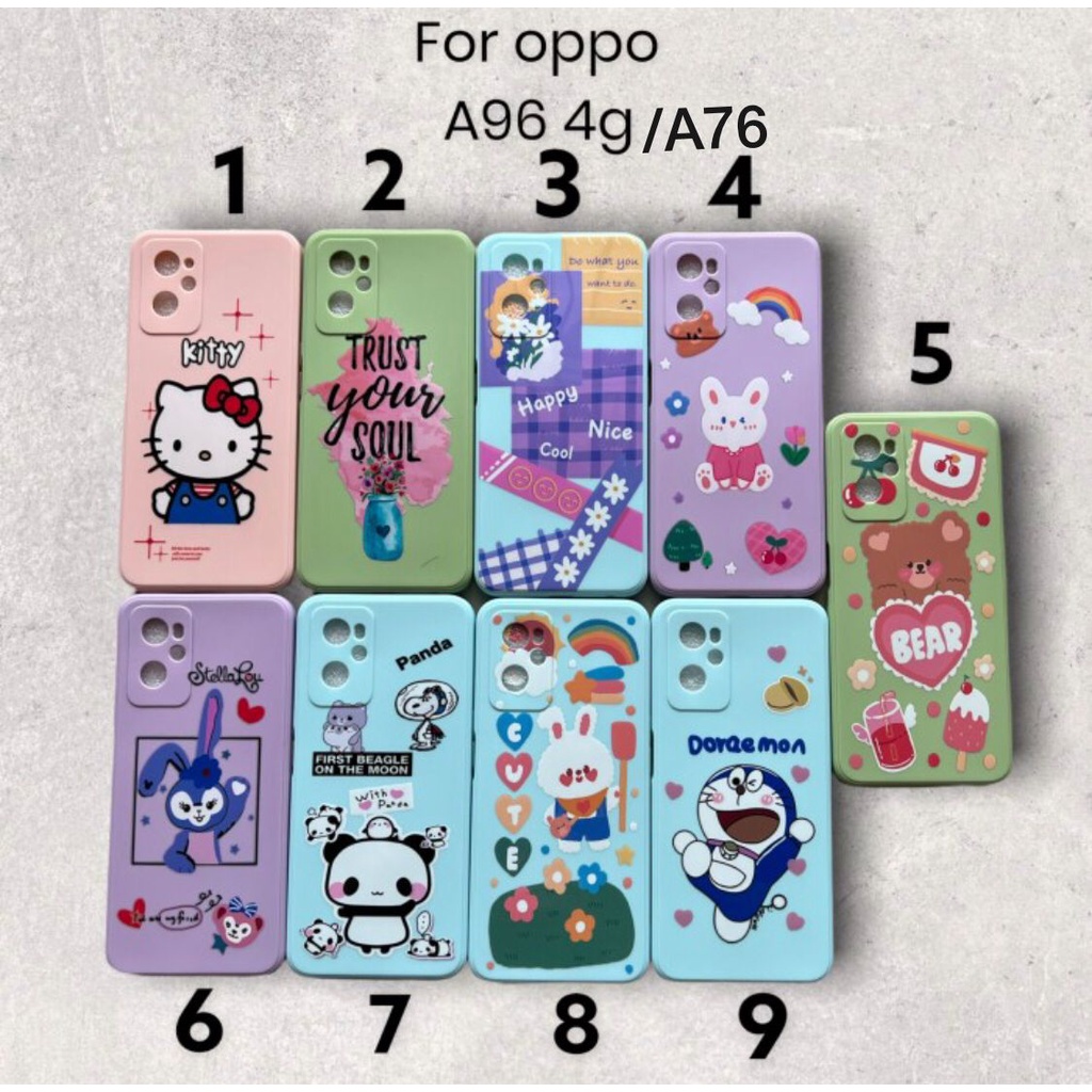 CASE MOTIF OPPO A76 / CASE MOTIF OPPO A96 CASING MOTIF OPPO SOFTCASE MOTIF OPPO