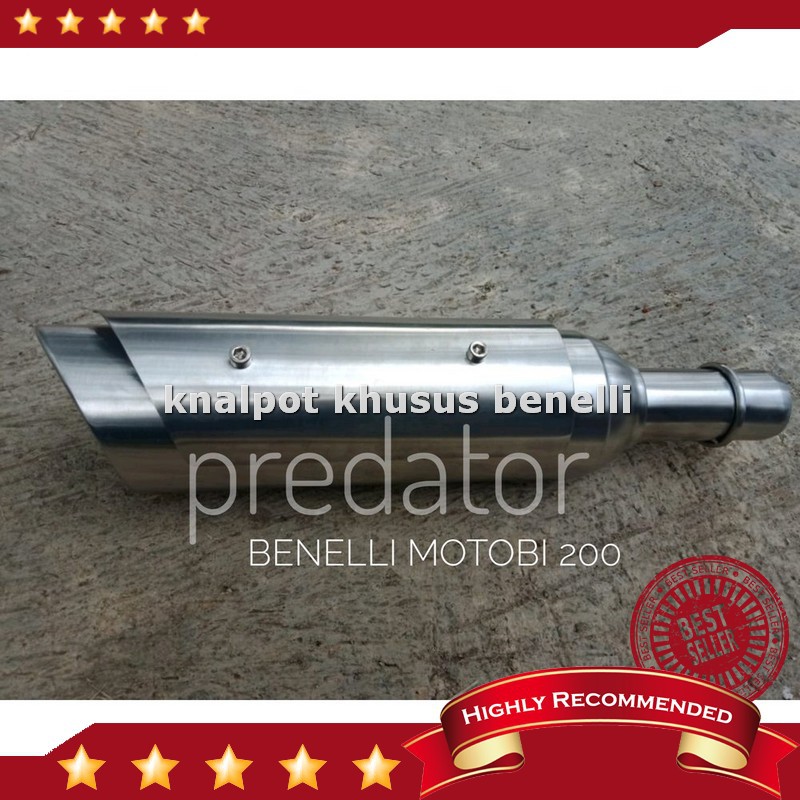 Jual knalpot benelli motobi evo - knalpot benelli motobi 200 evo custom