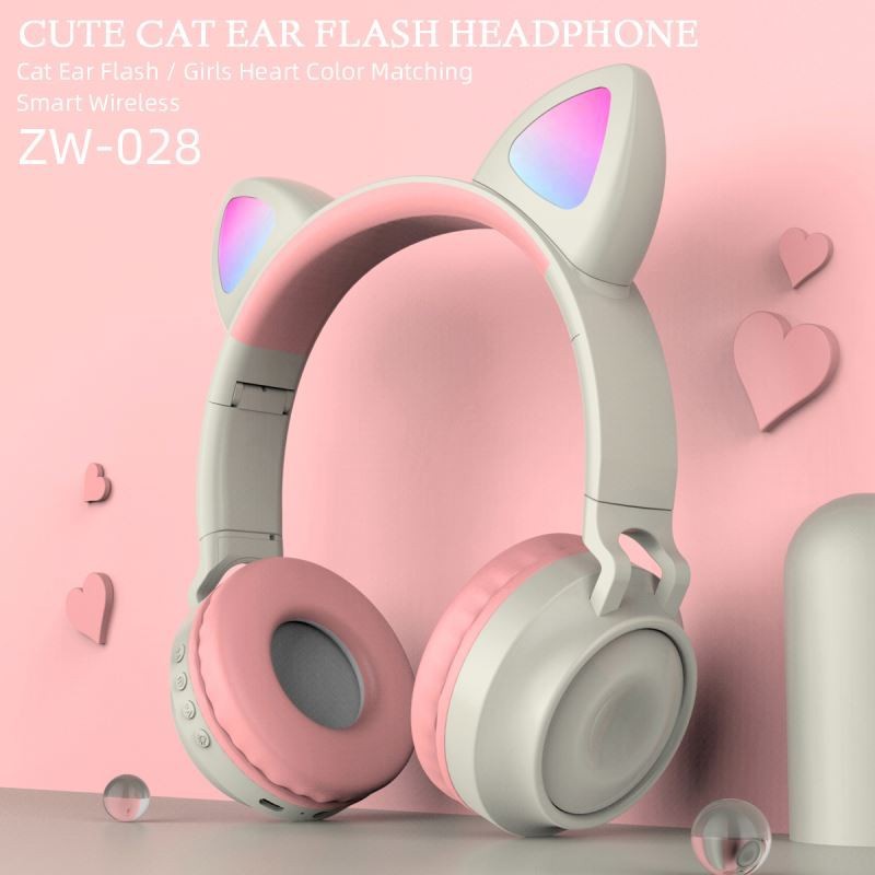 Cat Ear M6 Headphone Gaming Bluetooth Wireless Cat Ear headset