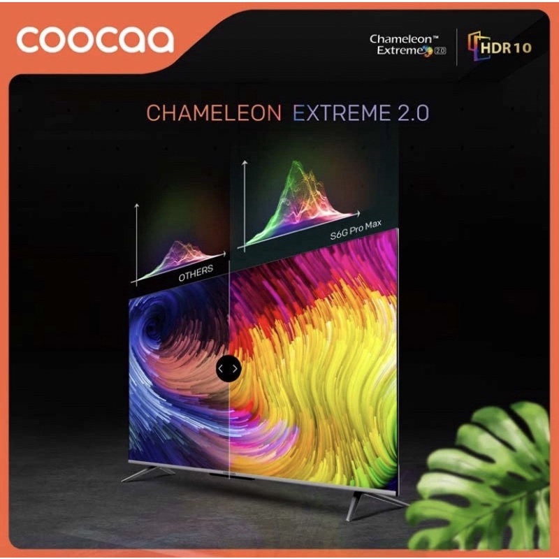 COOCAA LED TV 55S6G PRO MAX 55 INCH ANDROID UHD 4K FAR FIELD VOICE CONTROL