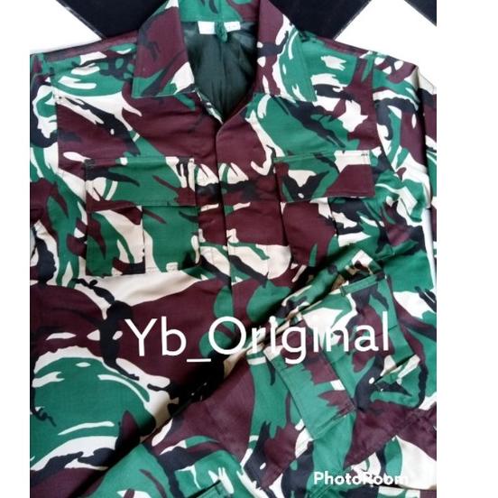 Model Baru.. BAJU TNI SEMI WOOL PDL BALOTELLI FULL FURING